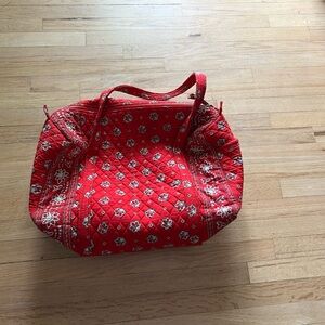 Large Vera Bradley red Bandana Duffel